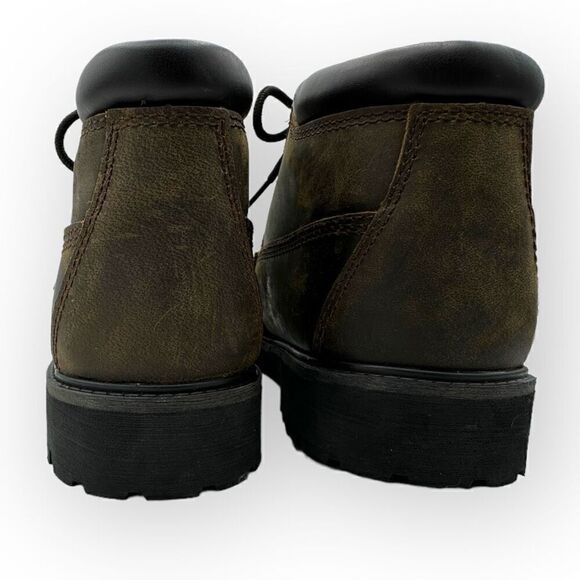 NWOT Skechers Work: Trevok ST WP 200004 Boots Shoes Brown Mens 7 - Picture 7 of 9